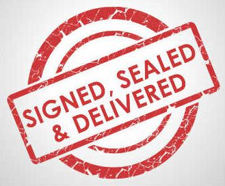 Signed Sealed Delivered