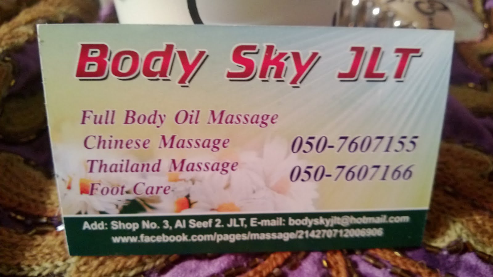 Bolvarid Dubai Parlors Body Sky Massage