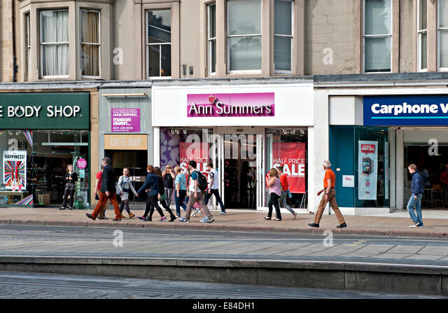 Ann Summers Edinburgh Sex Shops